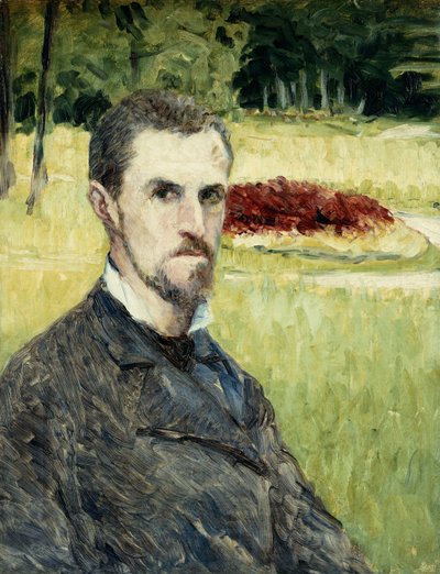 Portrét samotného umělce; Portrét samotného umělce, 1875-1877 od Gustave Caillebotte