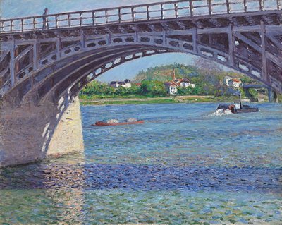 Most Argenteuil a Seina; Most Argenteuil a Seina, c.1883 od Gustave Caillebotte