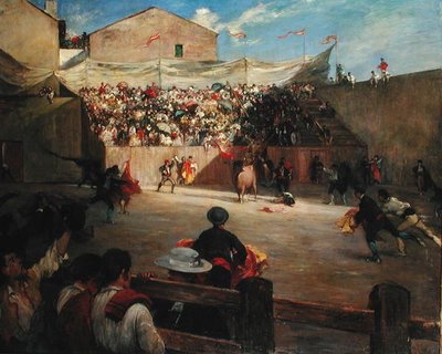 Tréninkový boj v Biskajsku, 1888 od Gustave Colin