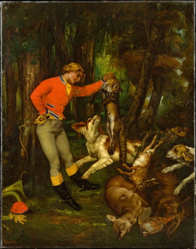 Po lovu od Gustave Courbet