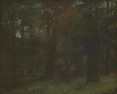 V lese od Gustave Courbet