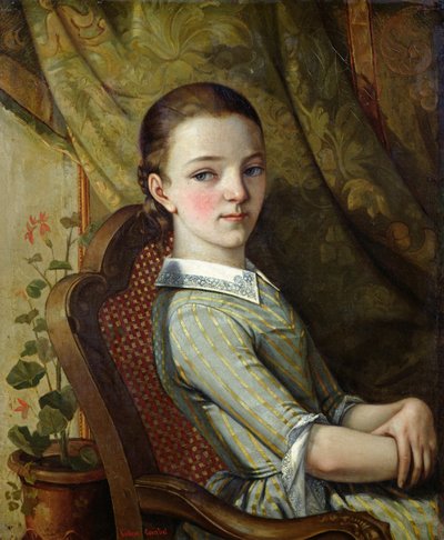 Juliette Courbet (1831-1915) 1844 (olej na plátně) od Gustave Courbet