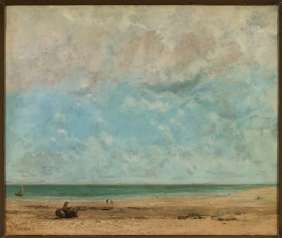 Pobřežní krajina od Gustave Courbet
