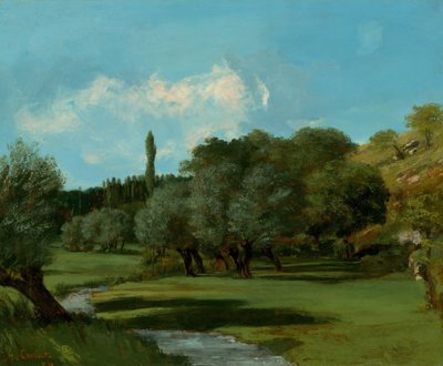 La Bretonnerie v departementu Indre, 1856. od Gustave Courbet