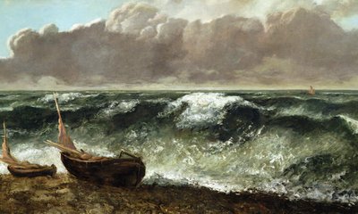 Le Vague, kolem 1869/70 (olej na plátně) od Gustave Courbet