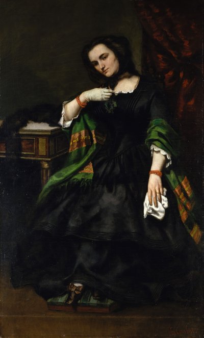 Madame Auguste Cuoq Mathilde Desportes, 1827-1910, ca. 1852-57. od Gustave Courbet