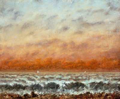 Marine (olej na plátně) od Gustave Courbet