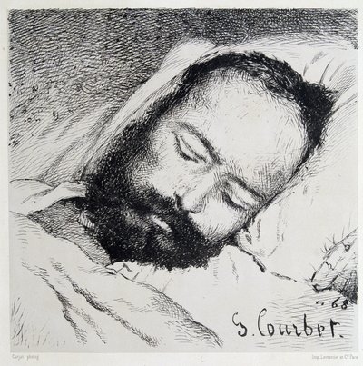 Zádušní portrét Proudhona, 20.1.1865 - Gustave Courbet od Gustave Courbet
