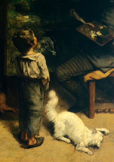 Maalarin studio od Gustave Courbet