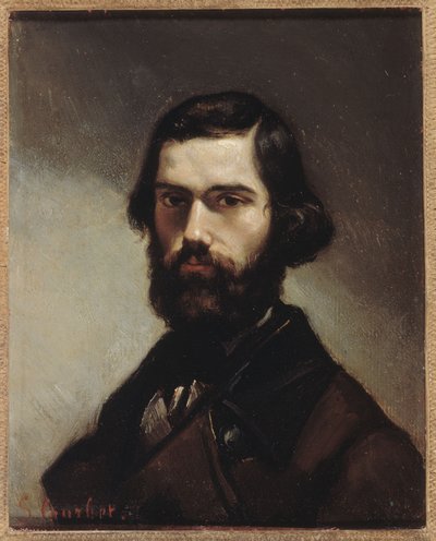 Portrét Jules Vallès (1832–1885), spisovatele. od Gustave Courbet