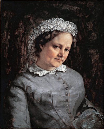 Portrét Euphrasia Prudho (olej a plátno) od Gustave Courbet