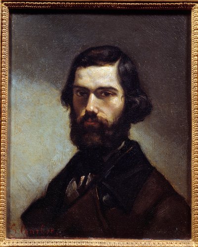 Portrét Julese Vallese (1832-1885), spisovatele, novináře a politika. Obraz Gustava Courbeta (1819-1877) od Gustave Courbet
