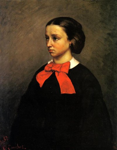 Portrét Madame Jacquet od Gustave Courbet