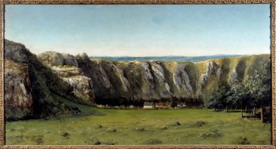 Skalnatá krajina kolem Flagey. Obraz Gustava Courbeta (1819-1877) od Gustave Courbet