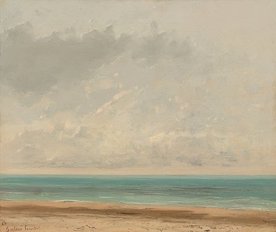 Klidné moře. 1866 od Gustave Courbet