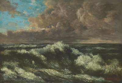 Přímořská krajina; Přímořská krajina, kolem roku 1870 od Gustave Courbet