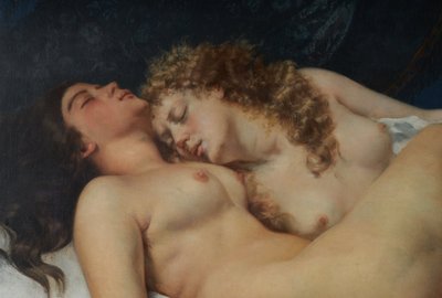 Spánek od Gustave Courbet