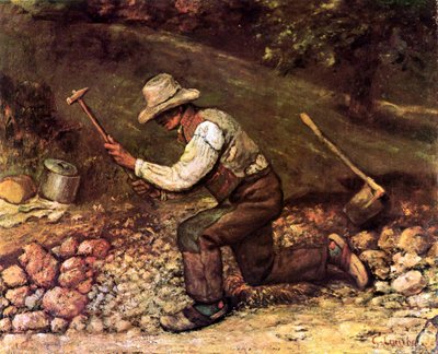 Steinhauera od Gustave Courbet