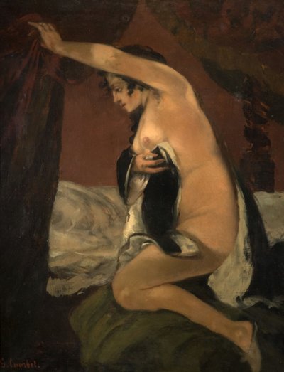 Studie o Venuši ve Venuši a psychice, 1865. od Gustave Courbet