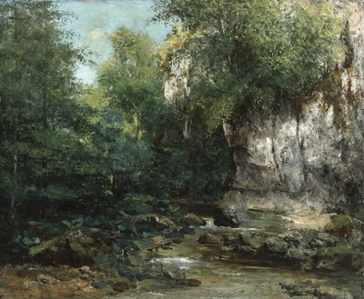 The Banks of a Stream, 1873 od Gustave Courbet
