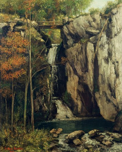Propast u lastur od Gustave Courbet