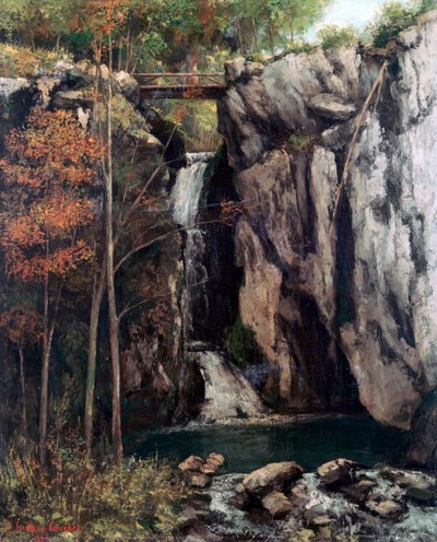 The Chasm at Conches, 1864 od Gustave Courbet