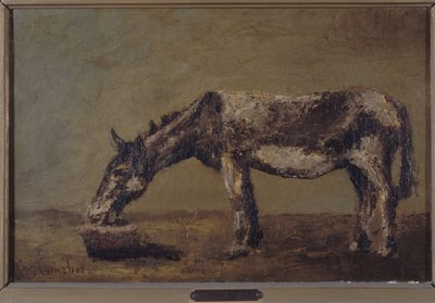 Osel, mezi lety 1862 a 1863 (olej na plátně) od Gustave Courbet