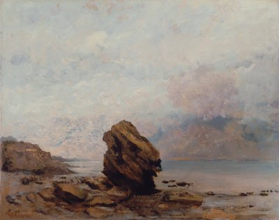 Izolovaná skála, kolem roku 1862 od Gustave Courbet