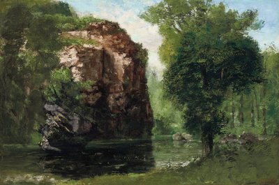 Tichá řeka od Gustave Courbet