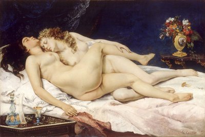 Spáči od Gustave Courbet