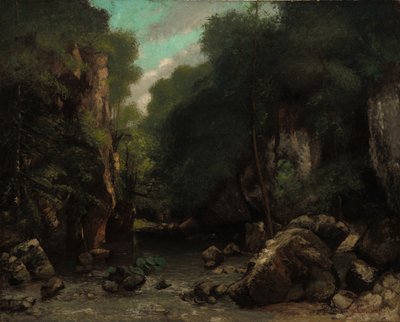 Údolí Les Puits-Noir od Gustave Courbet