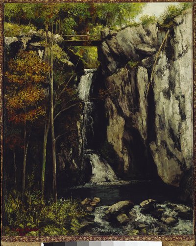 Pád Gour de Conche, Myon (olej na plátně od Gustave Courbet