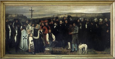 Pohřeb v Ornans - Gustave Courbet, Musée d