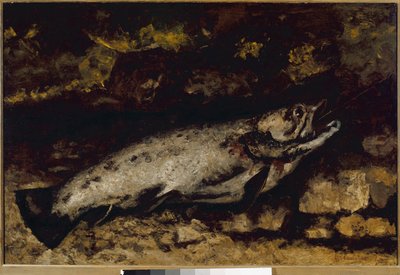 Pstruh (olej na plátně od Gustave Courbet