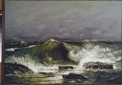 Vlnová malba od Gustava Courbeta od Gustave Courbet