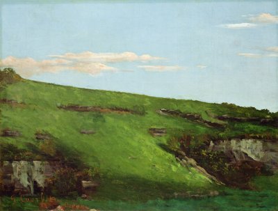 Wiesenhang poblíž Ornans, 1862 od Gustave Courbet