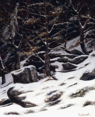 Zima, kolem roku 1873 od Gustave Courbet