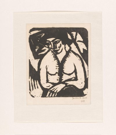 sedící žena od Gustave De Smet (signed by artist)