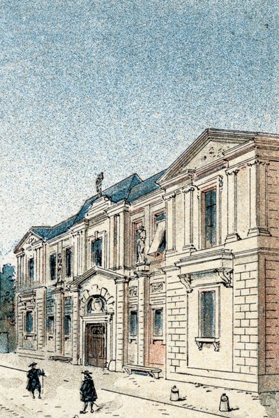 Pohled na Hotel Carnavalet, rezidenci markýze ze Sevigne od Gustave Demoulin