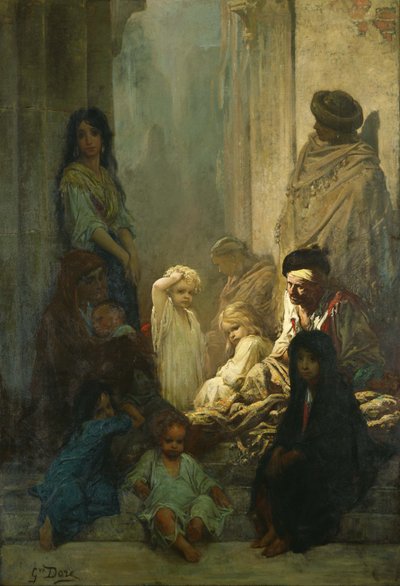 La Siesta, Vzpomínky na Španělsko. od Gustave Dore