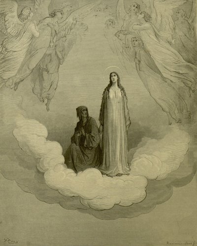 Gustave Doré - Paradiso, c. XXI, v. 1-3 od Gustave Dore