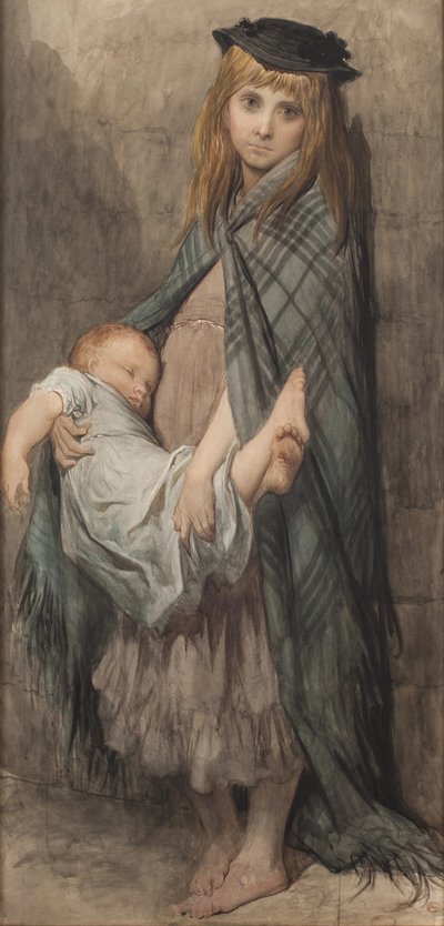 Chudé děti Londýna od Gustave Dore