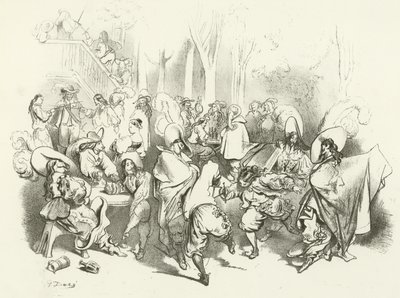 Po Richelieuově dekretu proti souboji (hlubotisk) od Gustave Dore