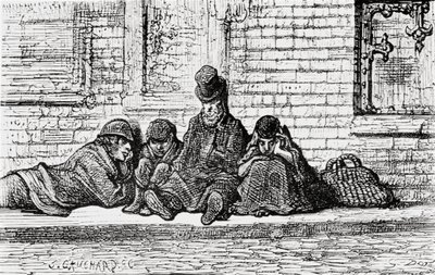 „Spím v ulicích“, 1872. od Gustave Dore