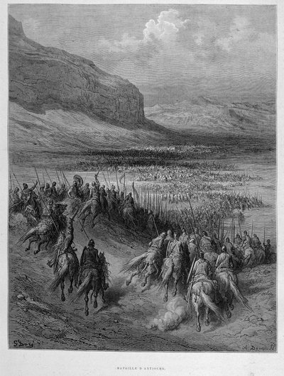 Bitva o Antiochii během první křížové výpravy Gustava Doré od Gustave Dore