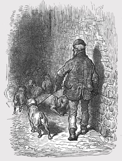 "Býčí psi", 1872. od Gustave Dore