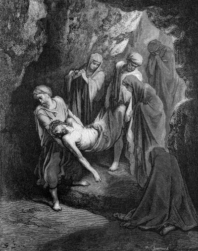Pohřeb Ježíše od Gustave Dore