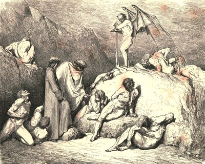 Vzpomeňte si na Piera z Mediciny, pokud se znovu vrátíte, c1890. od Gustave Dore