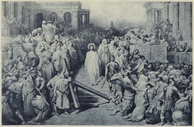 Kristus opouští Praetorium (litho) od Gustave Dore