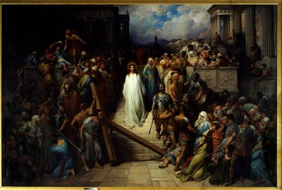 Kristus opouští kněze. Poté, co byl Ježíš Kristus odsouzen lidmi, začal křížovou cestu. Obraz Gustava Dore (1832-1883) od Gustave Dore